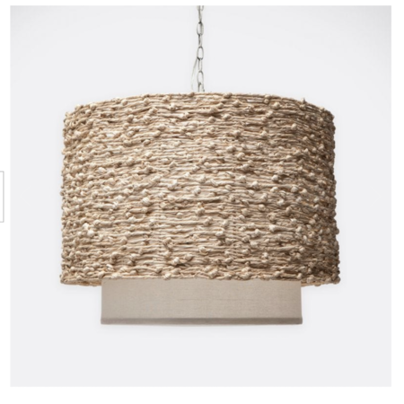 Made Goods Seagrass Chandelier