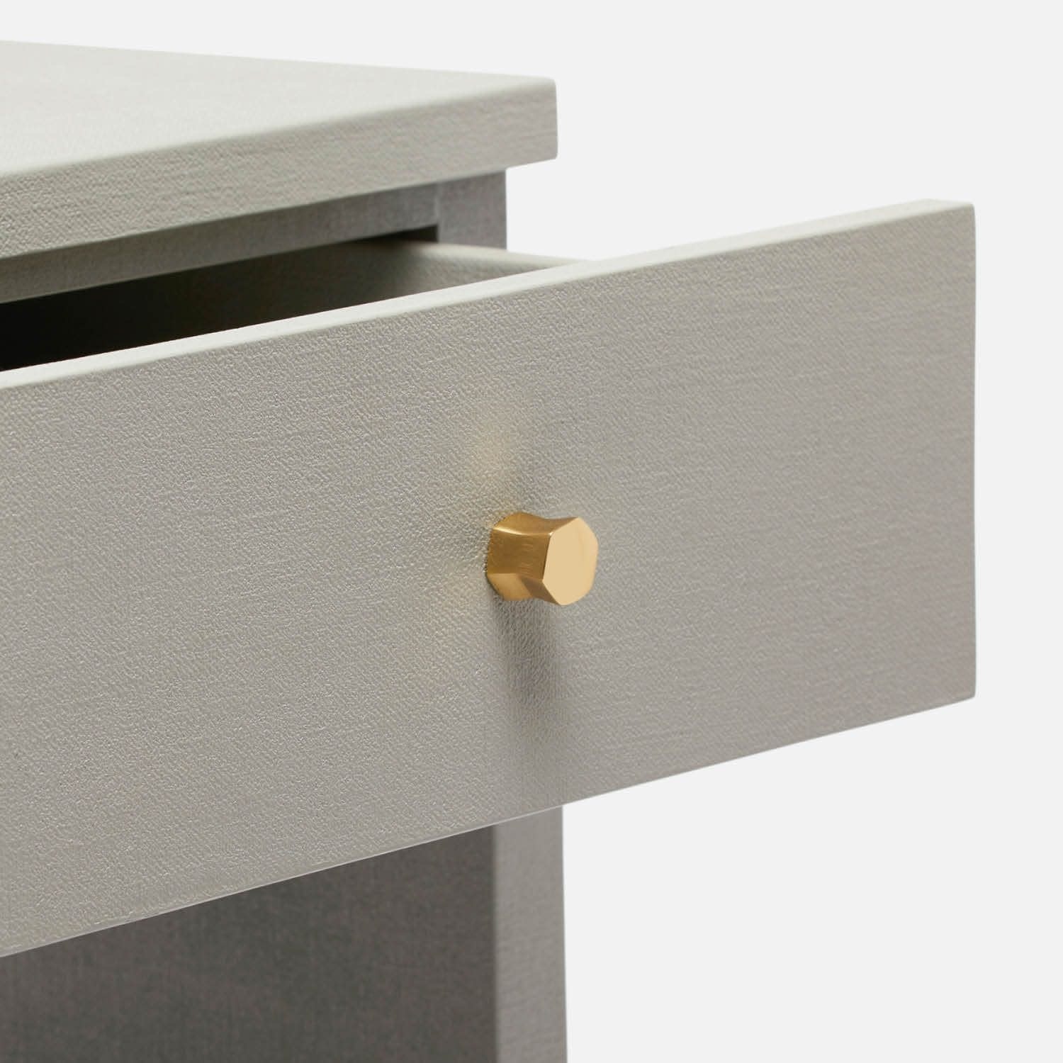 Made Goods Maris Faux Belgian Linen Nightstand