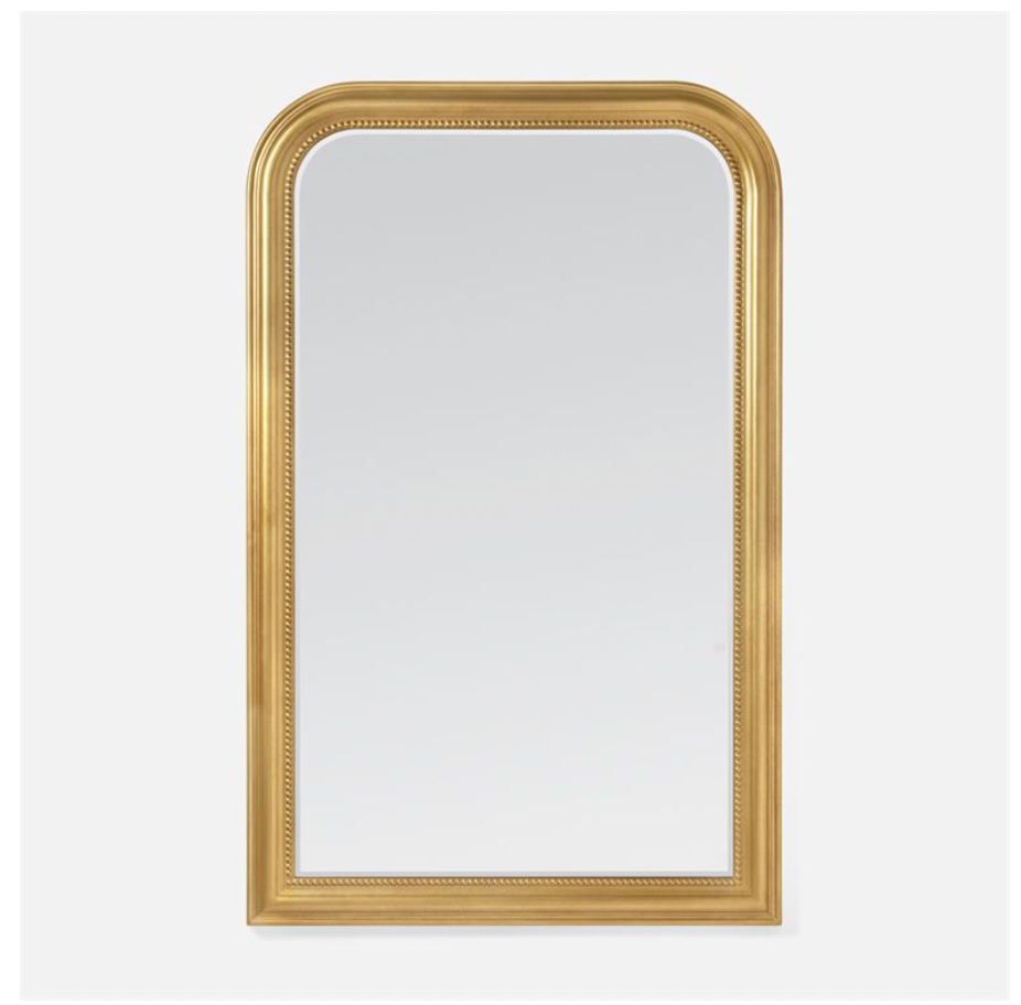 Made Goods Phillipe Gold Leaf Mirror 35"W x 47"H
