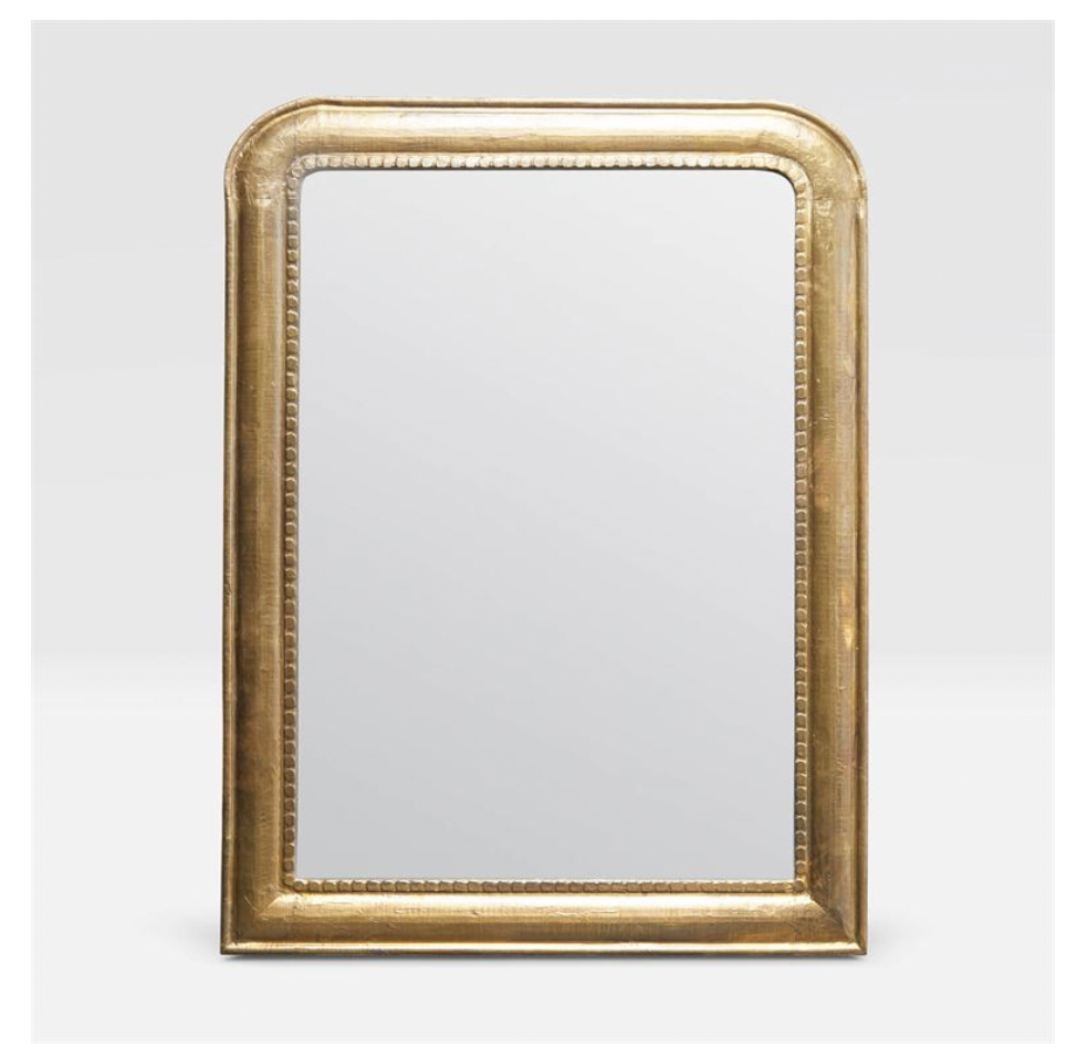 Made Goods Rex Warm Golden Tin Mirror - 35"W X 46"H