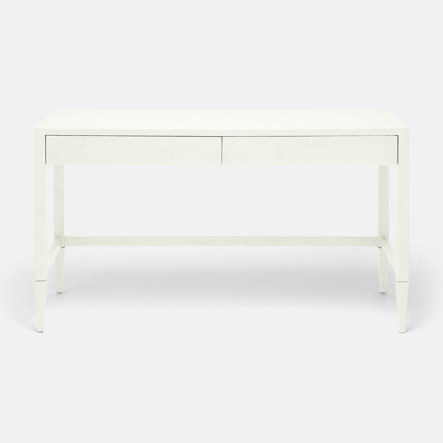 Made Goods Conrad Pristine Faux Raffia Desk 54"