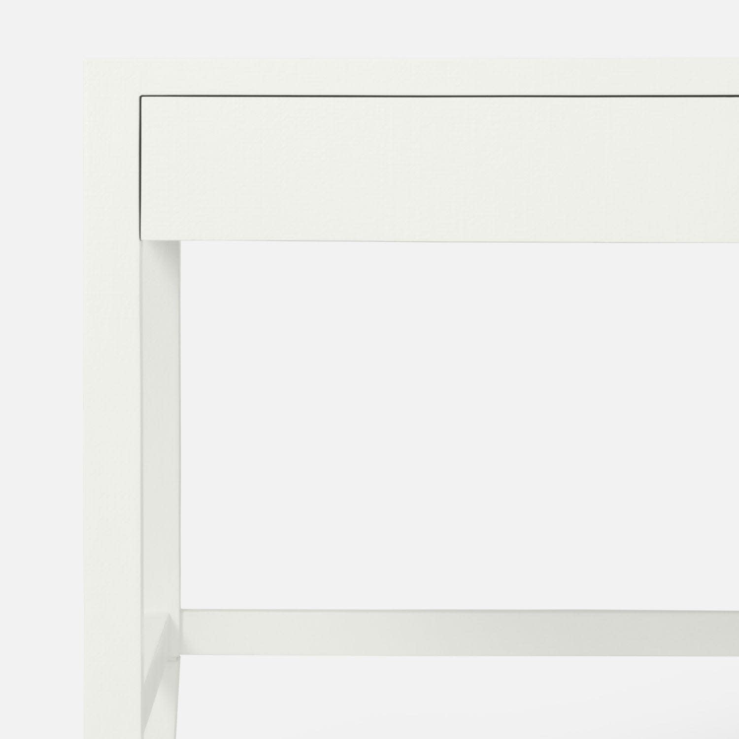 Made Goods Conrad Pristine Faux Raffia Desk 54"