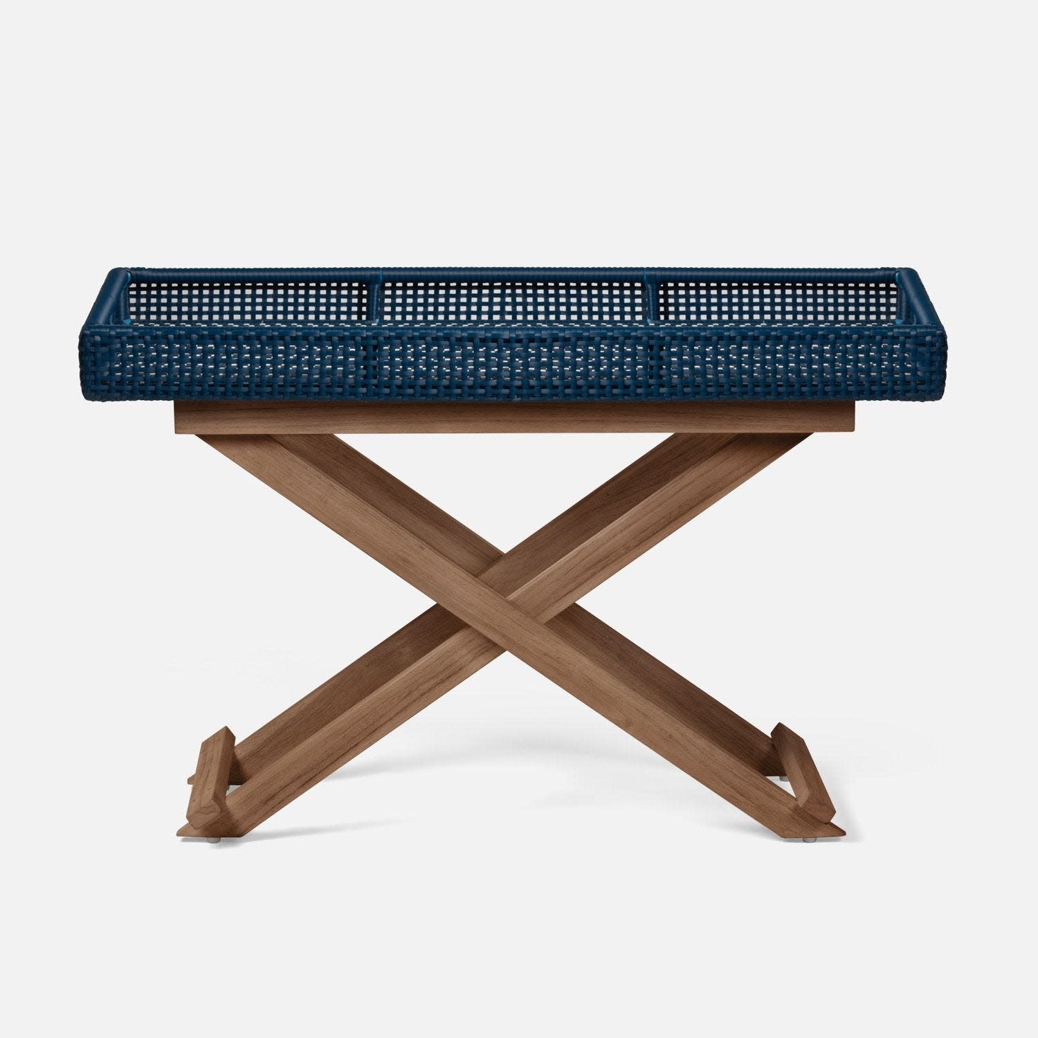 Made Goods Avanna Faux Rattan/Teak Indoor/Outdoor Console