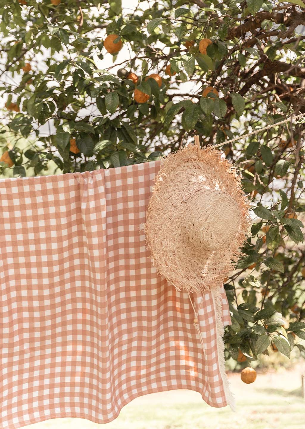The Beach People Gingham Travel Towel