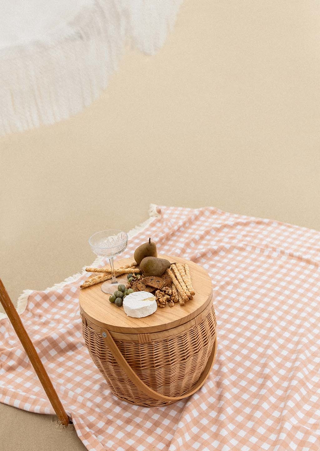 The Beach People Gingham Travel Towel