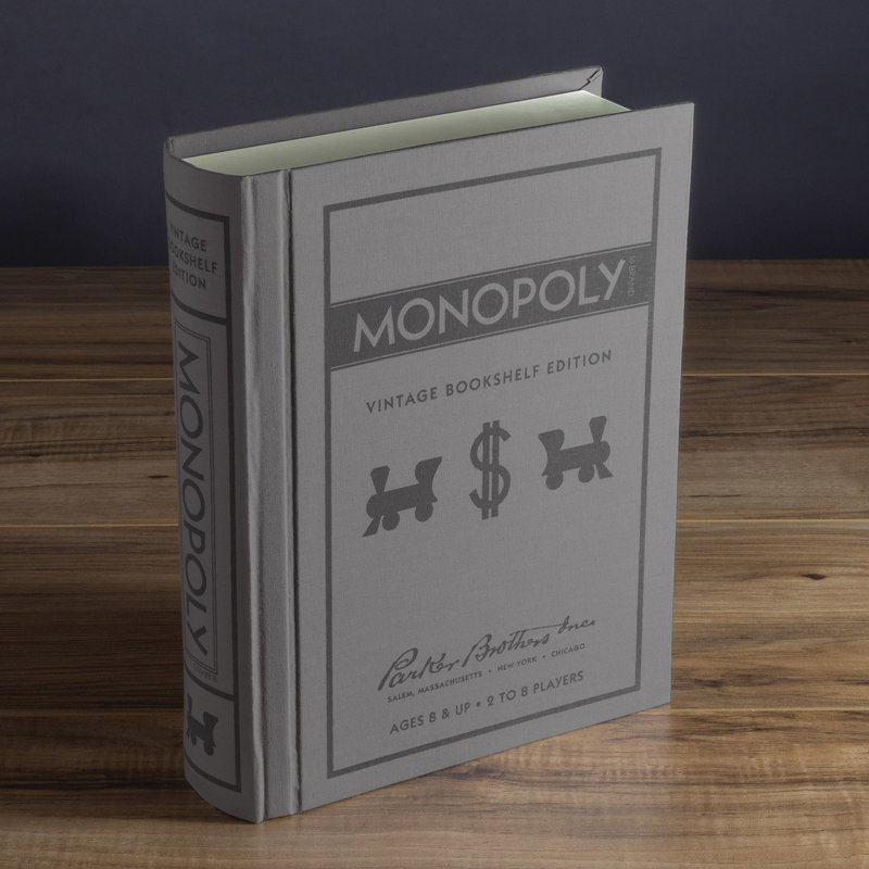WS Game Company Monopoly Vintage Bookshelf Edition 