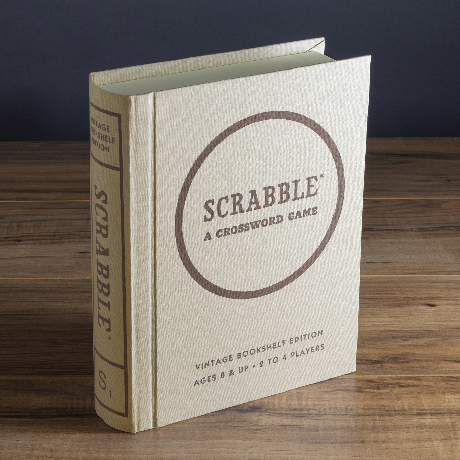 WS Game Company Scrabble Vintage Bookshelf Edition 