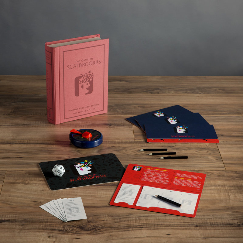 WS Game Company Scattergories Vintage Bookshelf Edition 