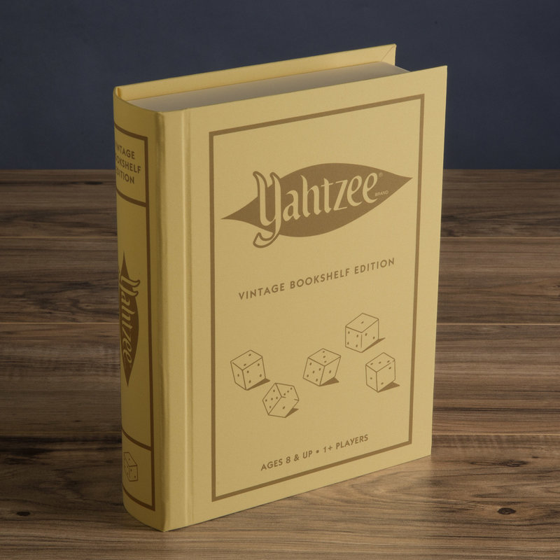 WS Game Company Yahtzee Vintage Bookshelf Edition 