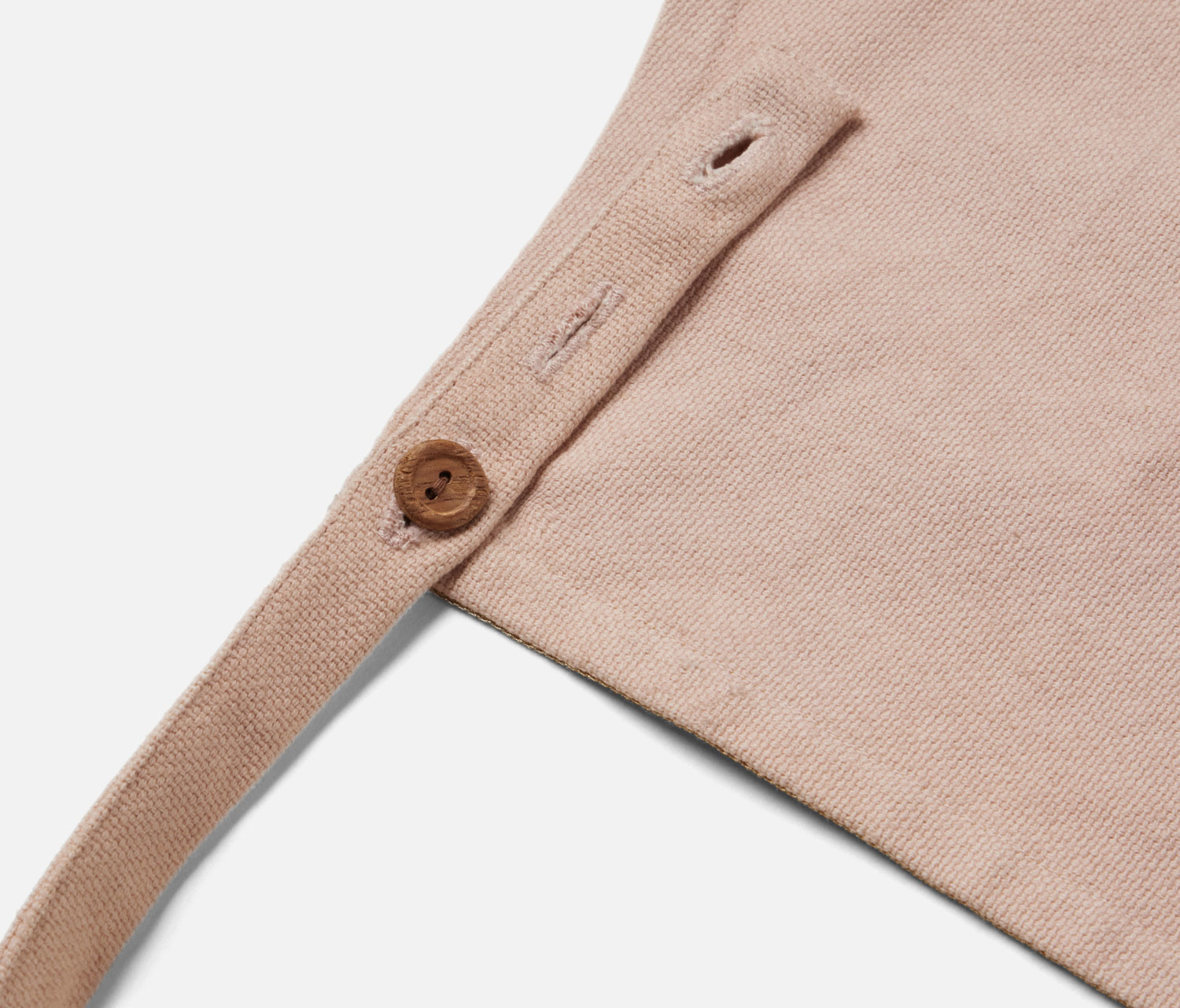 Blue Pheasant Mindy Adult Soft Pink Apron with Champagne Trim