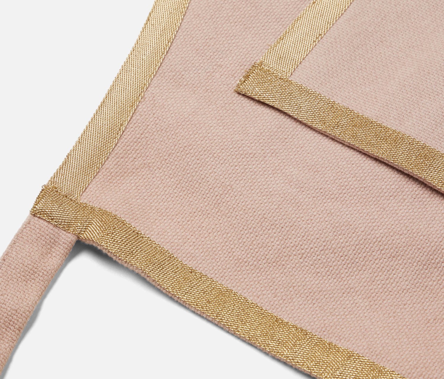 Blue Pheasant Mindy Adult Soft Pink Apron with Champagne Trim