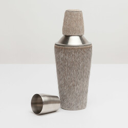Blue Pheasant Hair-on-Hide  Cocktail Shaker