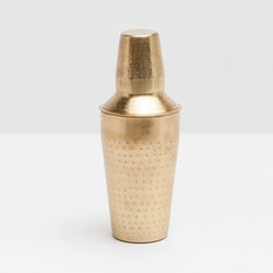 Blue Pheasant Antique Brass Cocktail Shaker