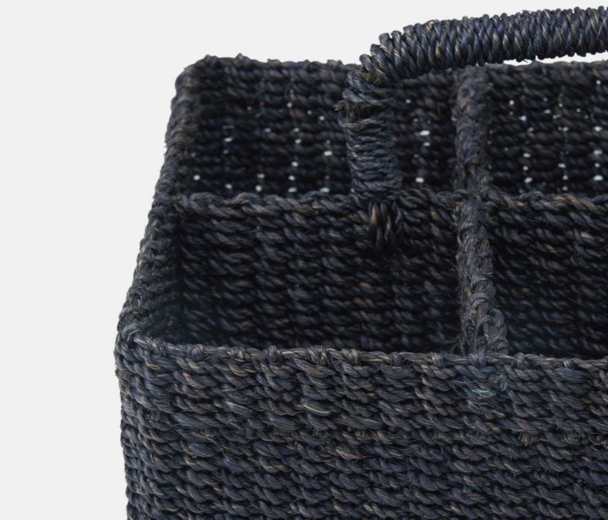 Blue Pheasant Voru Navy Glassware Caddy