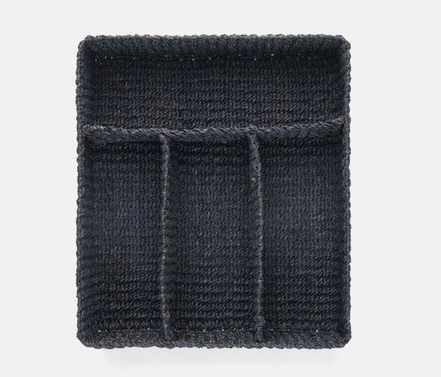 Blue Pheasant Voru Navy Flatware Tray