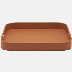 Blue Pheasant Bristol Cognac Leather Tray