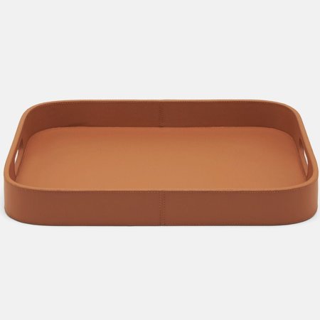 Blue Pheasant Bristol Cognac Leather Tray