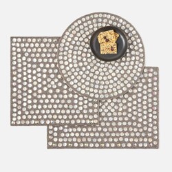 Blue Pheasant Silver/Sea Placemat