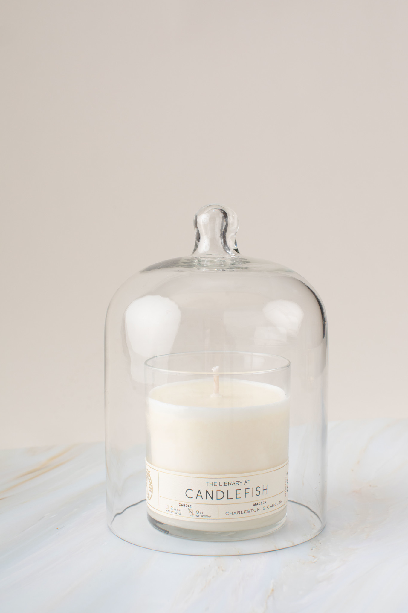 Candlefish Glass Cloche