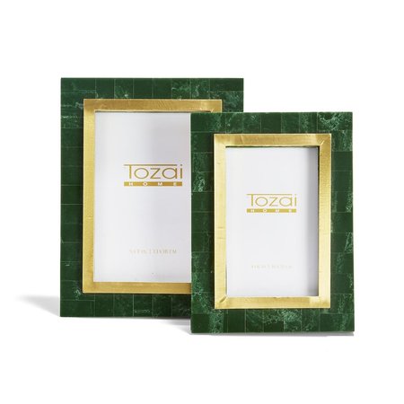 Tozai Green and Gold Photo Frame