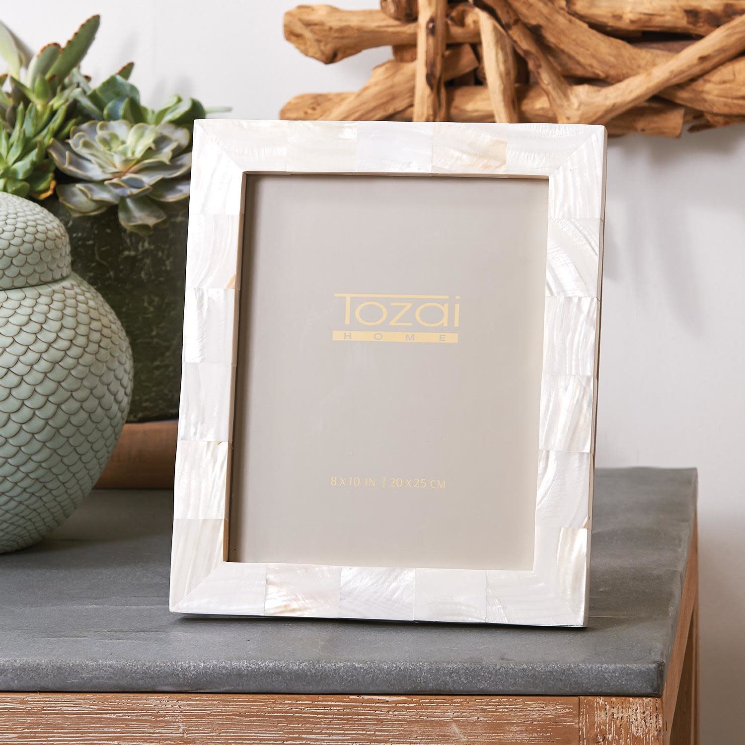 Two's Company Mother of Pearl Photo Frame