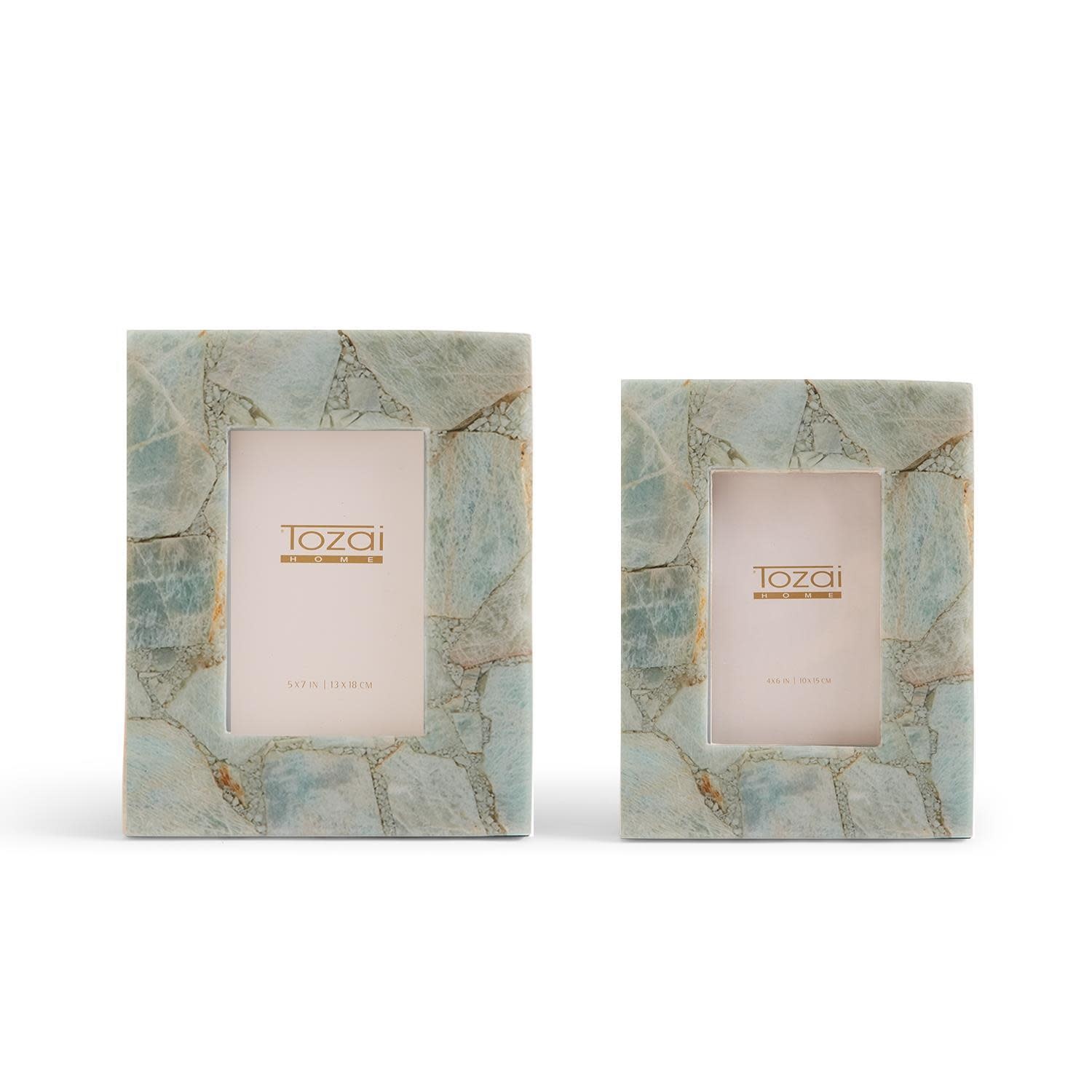 Two's Company Amazonite Photo Frame