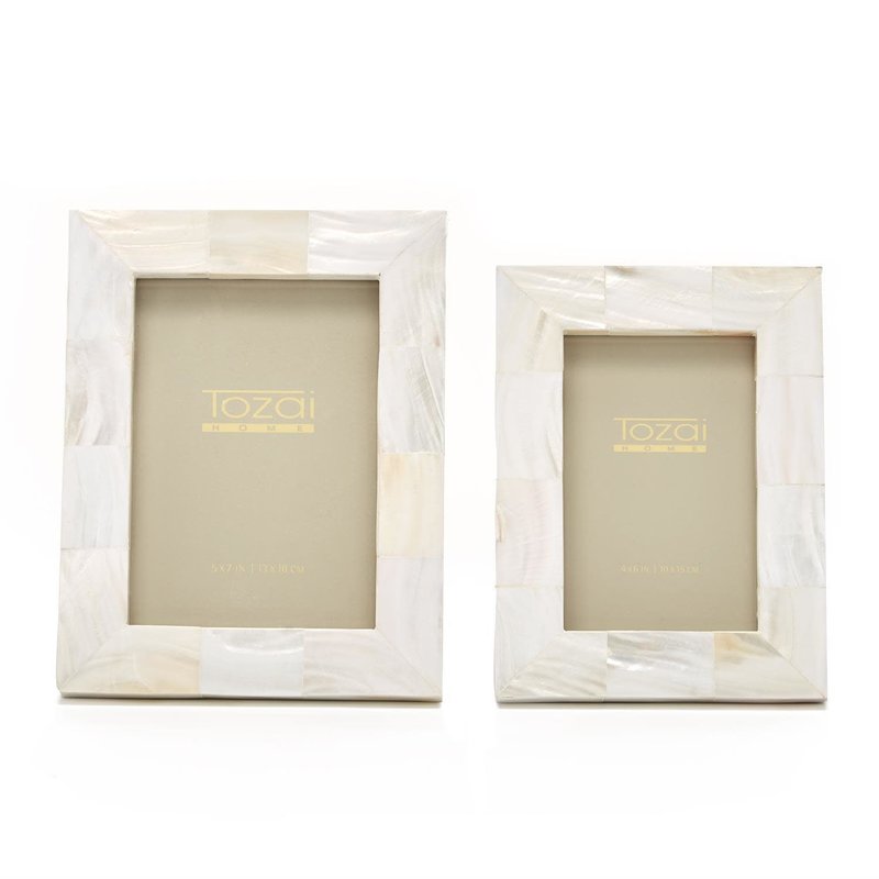 Two's Company Mother of Pearl Photo Frame