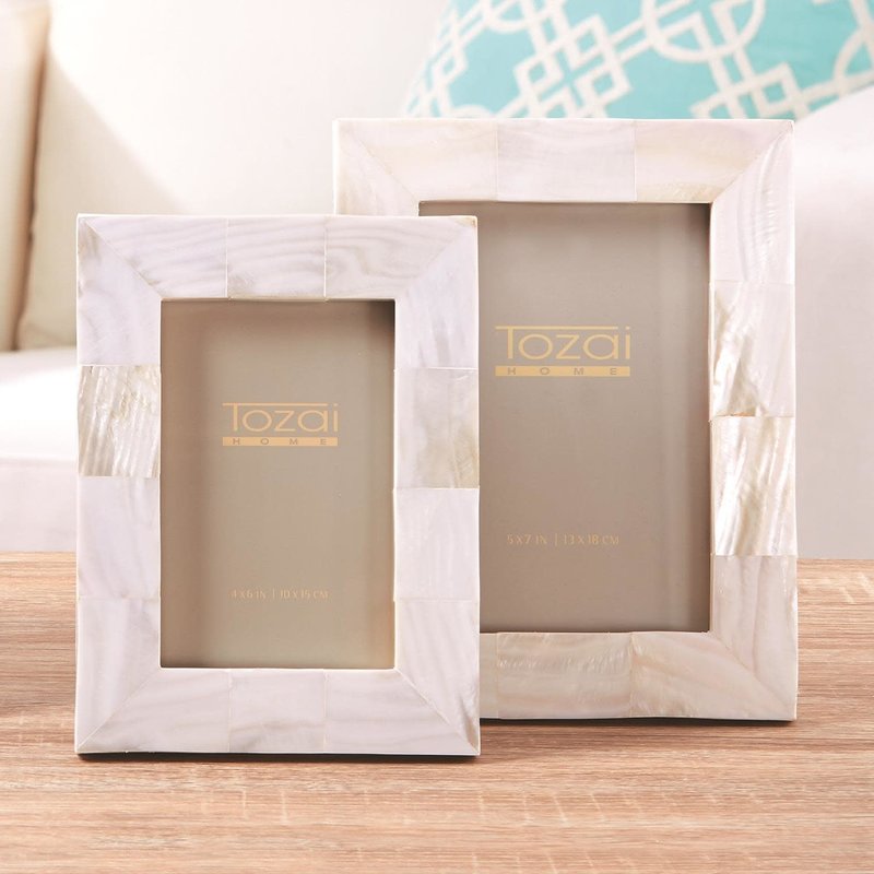 Two's Company Mother of Pearl Photo Frame