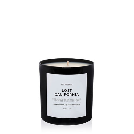 West Third Brand Scented Candle Lost California