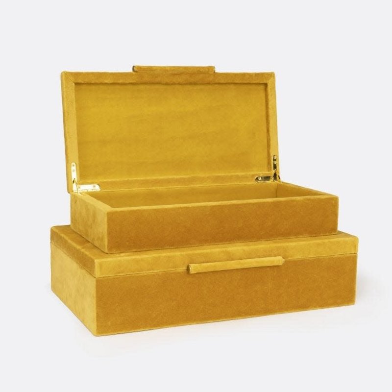 Made Goods Sinclaire Ocher Velvet Box Set