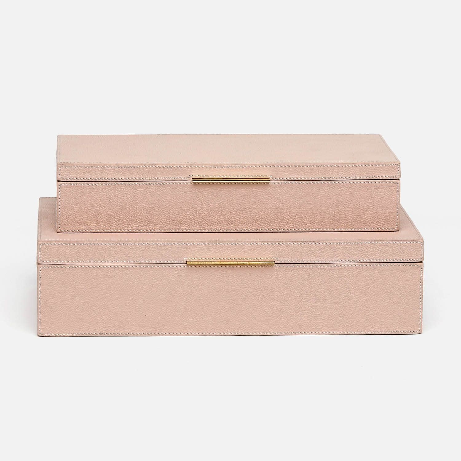 Made Goods Ralston Dusty Rose Full Grain Leather Box Set