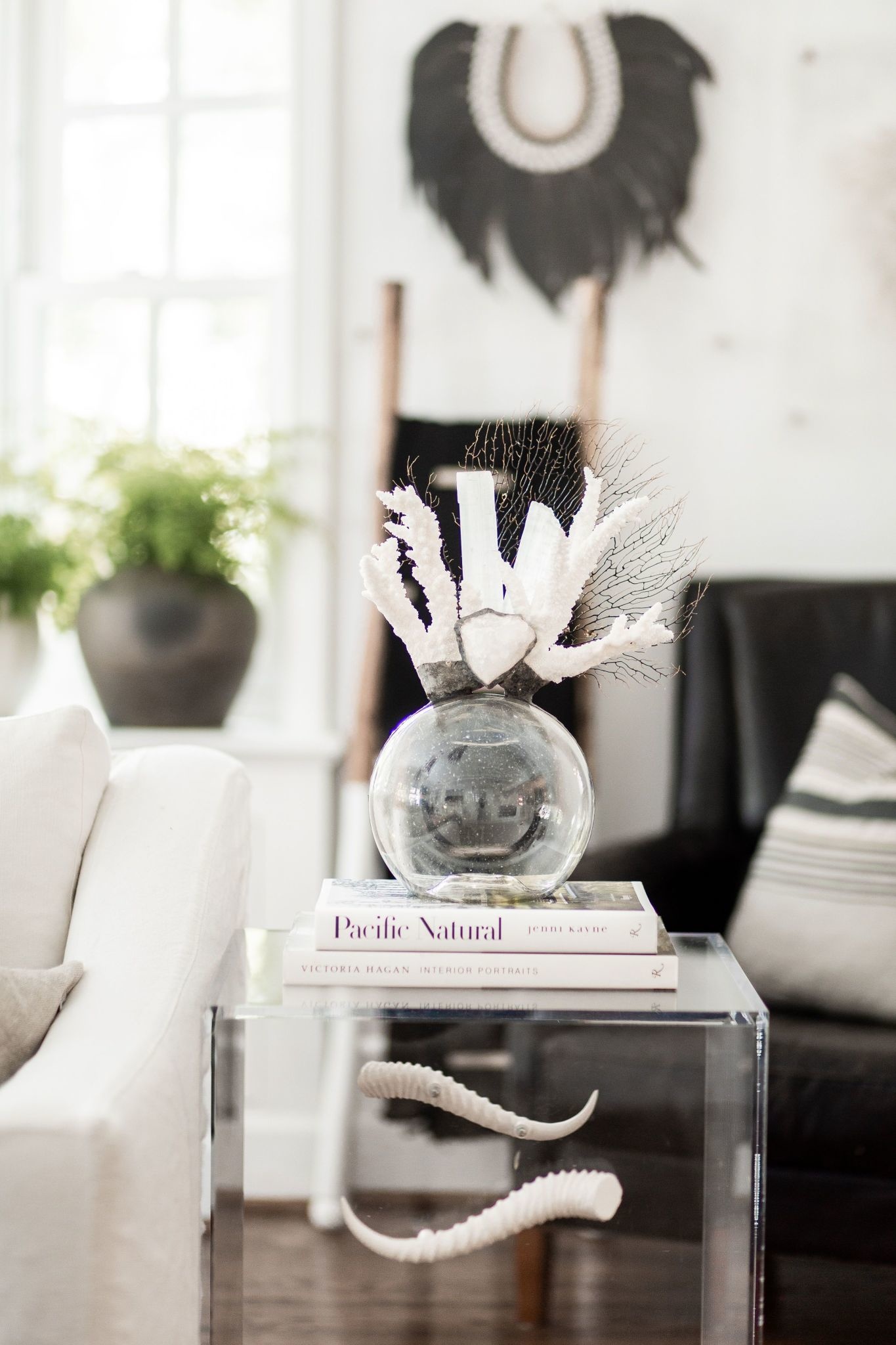 Jamie Dietrich Coral Selenite Seafan Float (Medium)