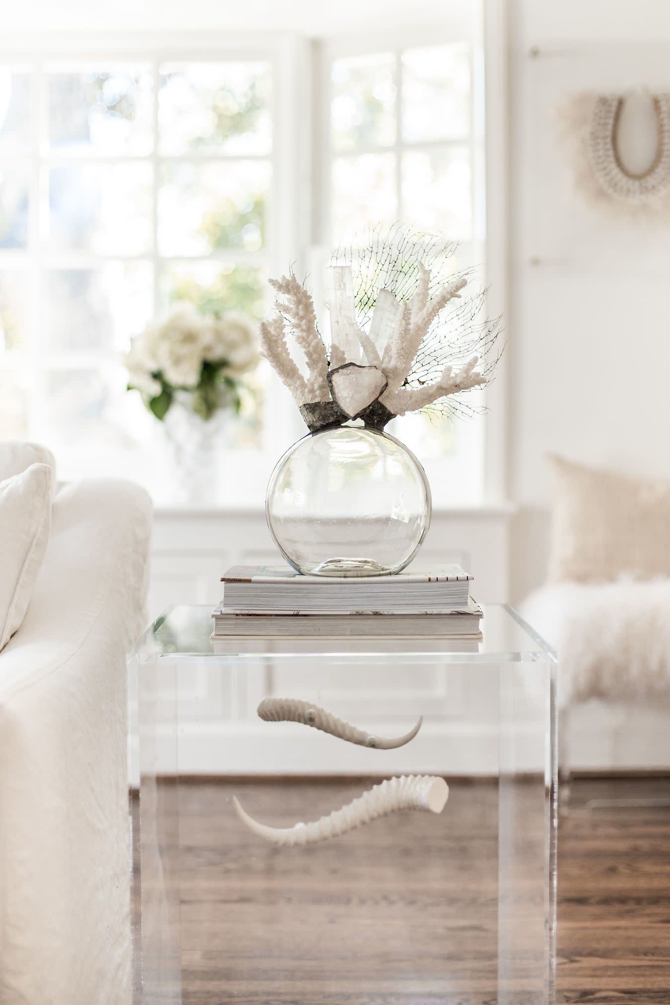 Jamie Dietrich Coral Selenite Seafan Float (Medium)