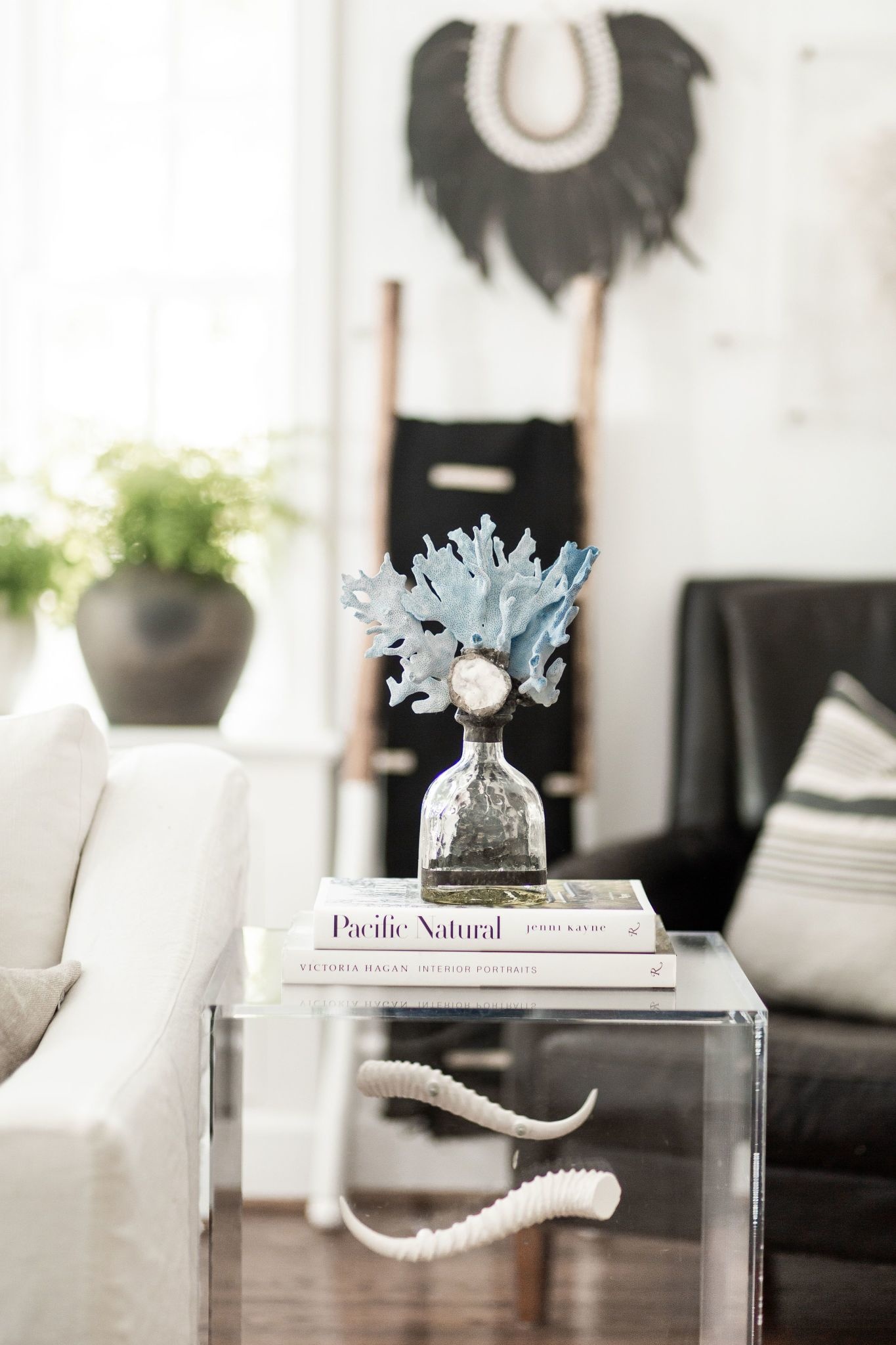 Jamie Dietrich Blue Coral Geode Bottle