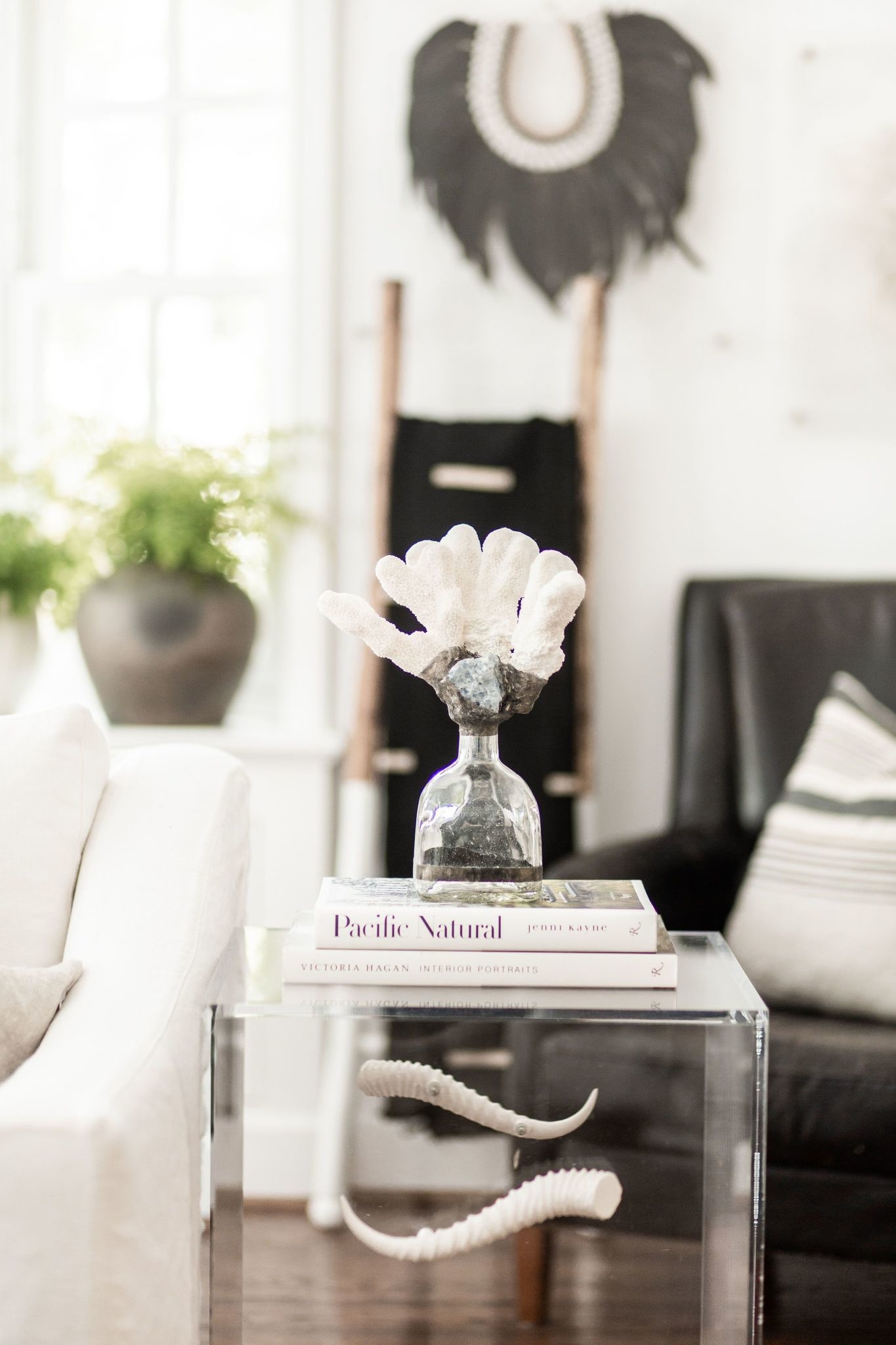 Jamie Dietrich Coral Blue Calcite Bottle