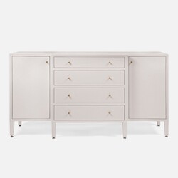 Made Goods Conrad Faux Raffia Deep Drawer Buffet