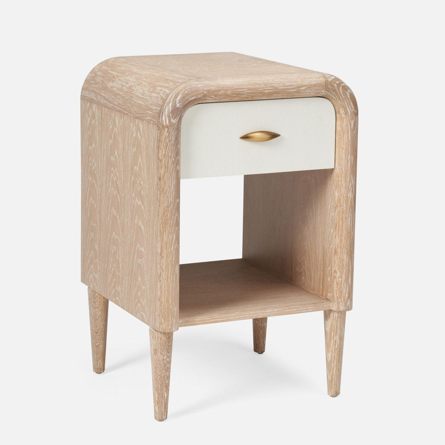 Made Goods Pierre Faux Shagreen/Oak Night Stand