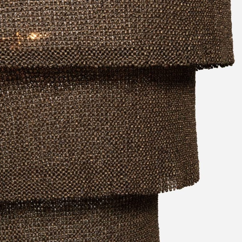 Made Goods Oval Coco Beaded Chandelier