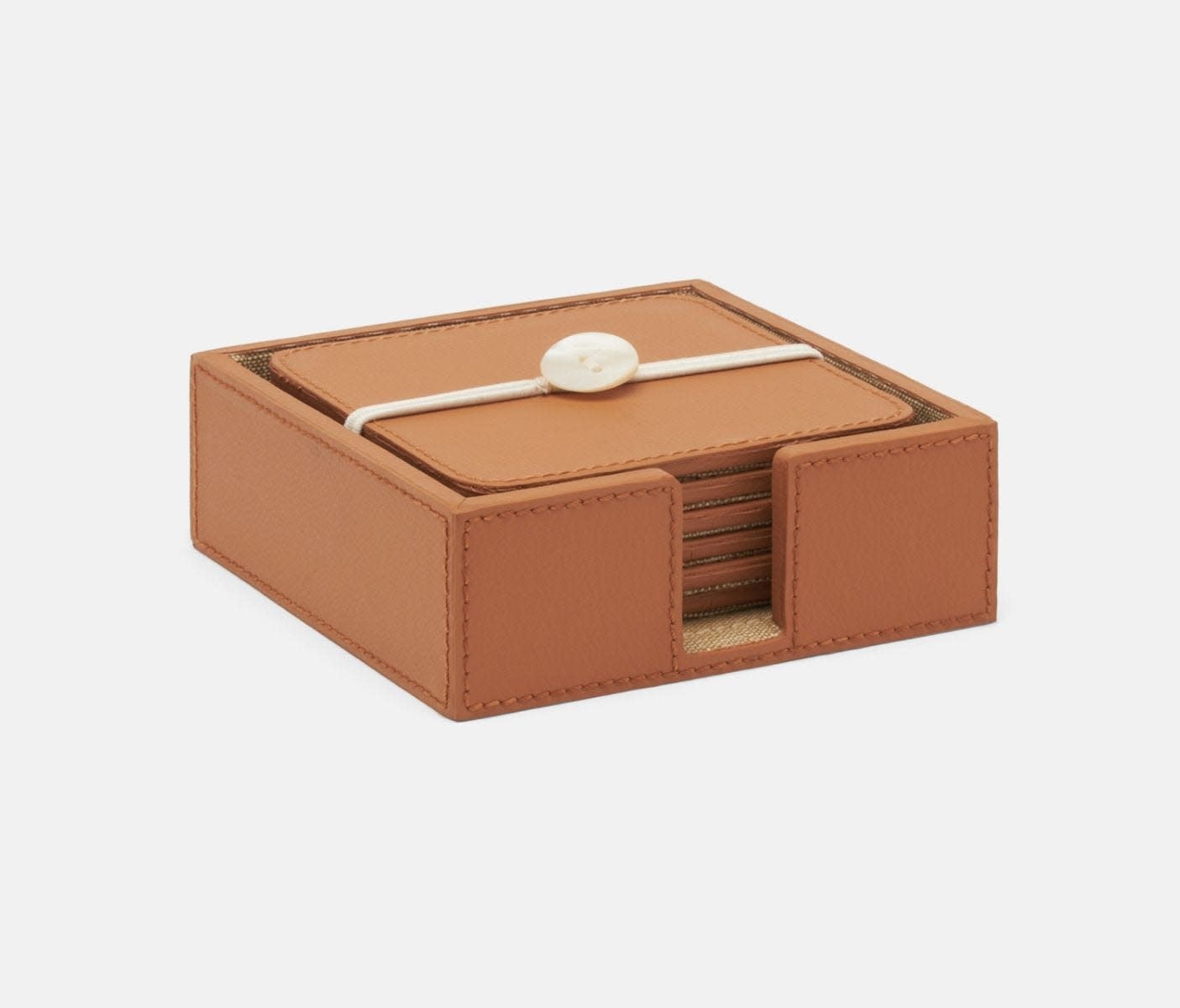 Blue Pheasant Brisbane Cognac Coasters - Set of 6