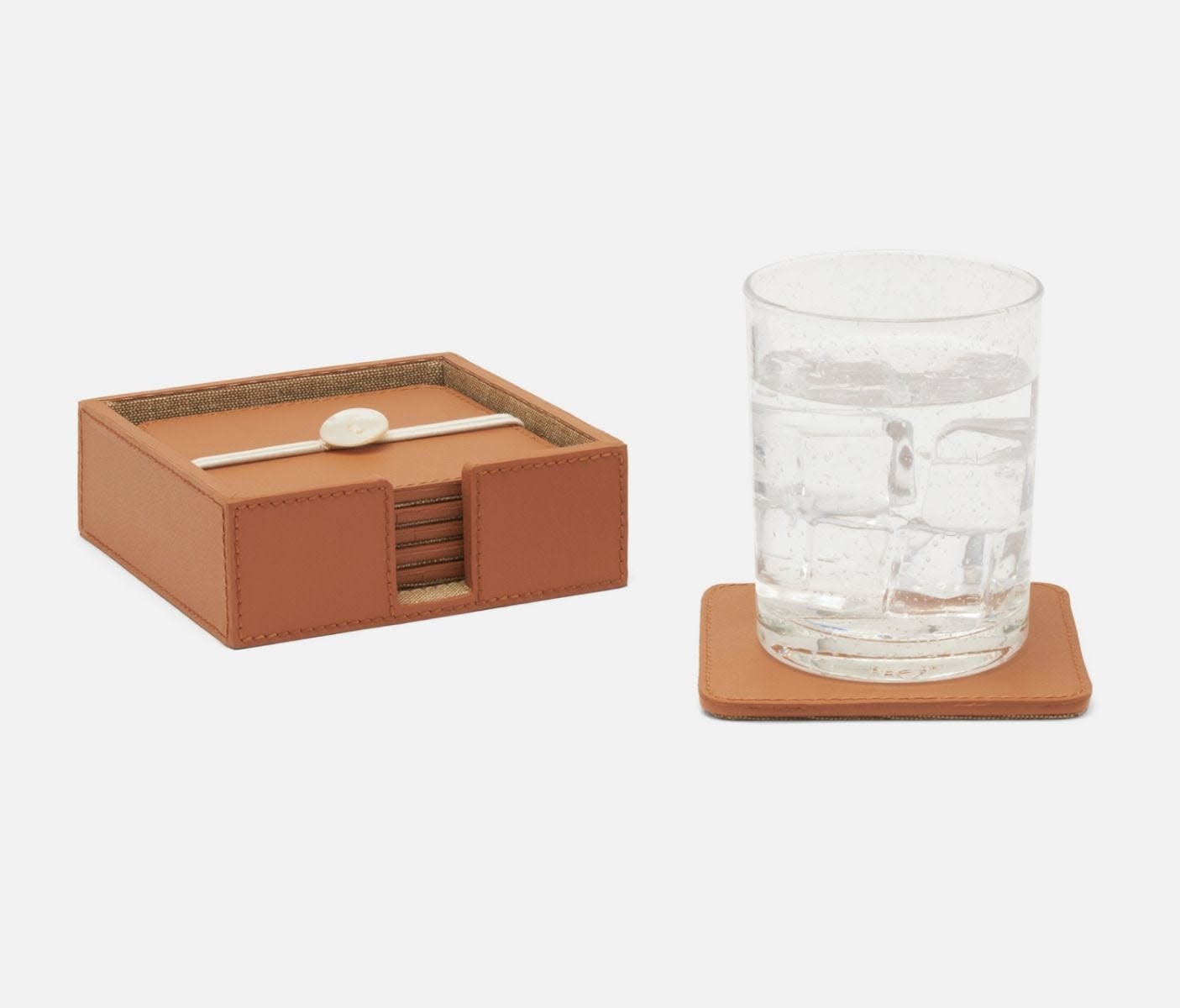 Blue Pheasant Brisbane Cognac Coasters - Set of 6