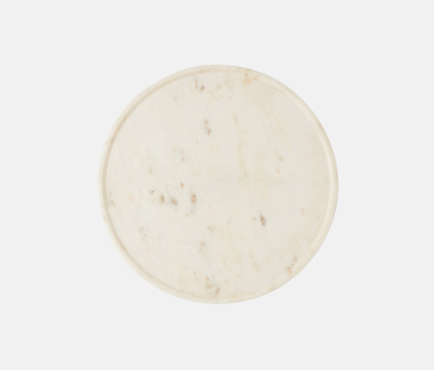 Blue Pheasant White Marble Cake Stand