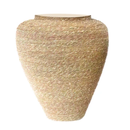 Anaya Home Natural Seagrass Rope Jar/Vase