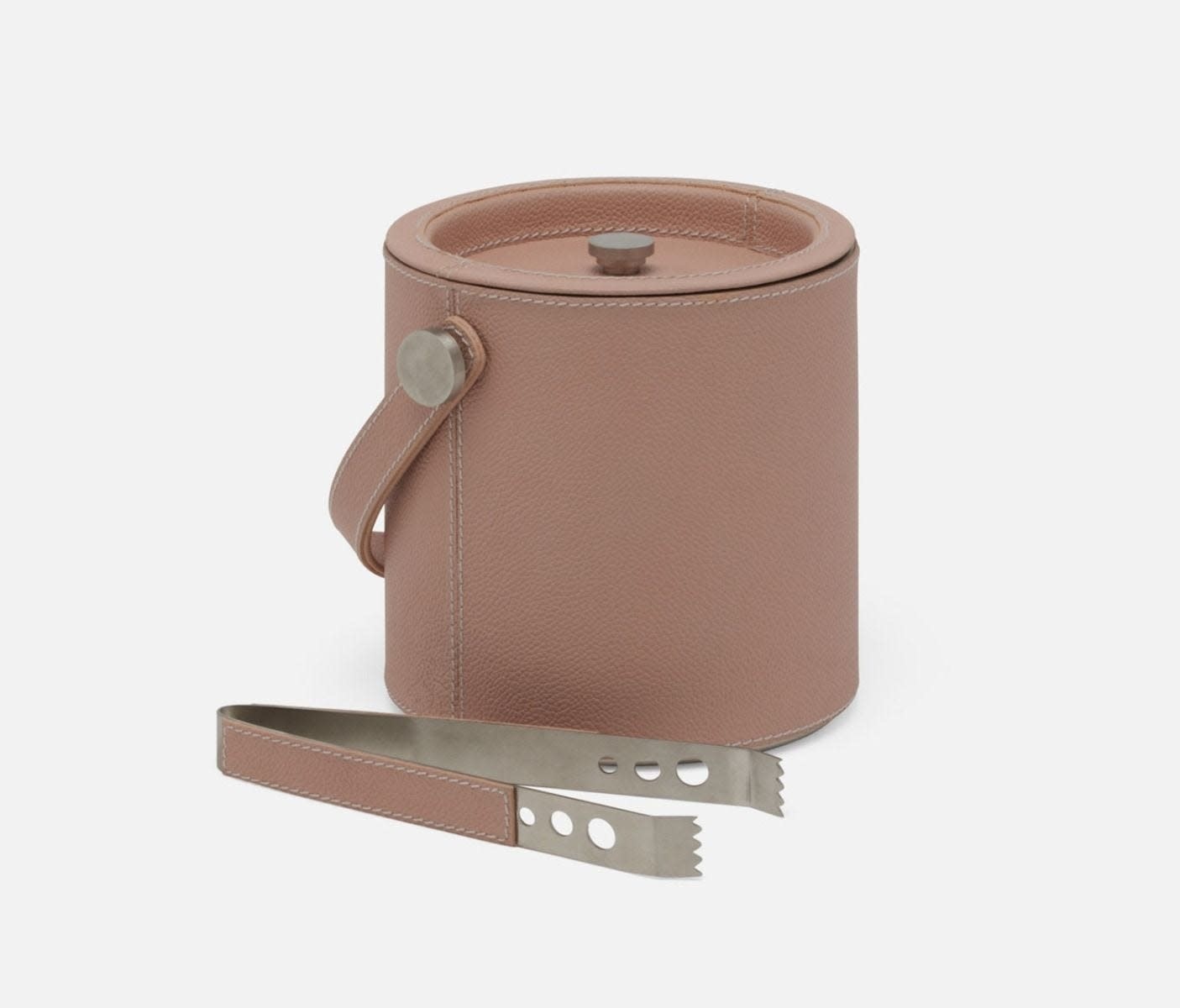 Blue Pheasant Bristol Dusty Rose Ice Bucket w/ Tongs