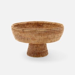 Blue Pheasant Londyn Rattan Serving Bowl