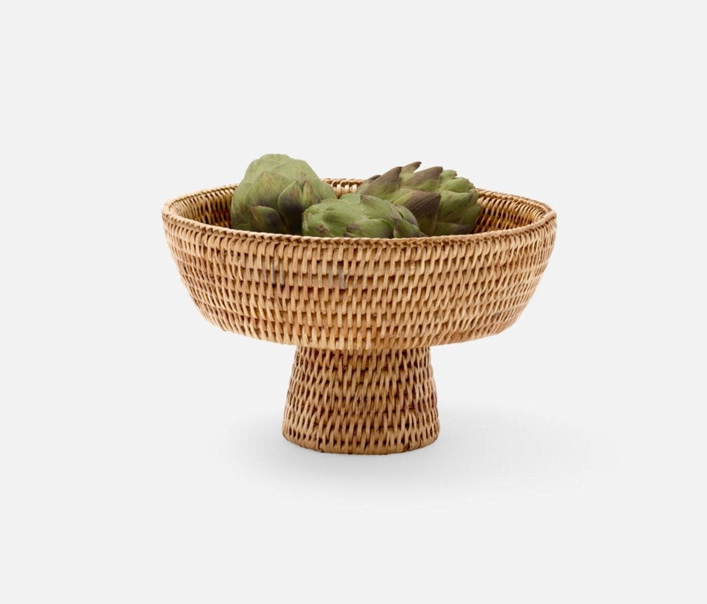 Blue Pheasant Londyn Natural Rattan Serving Bowl