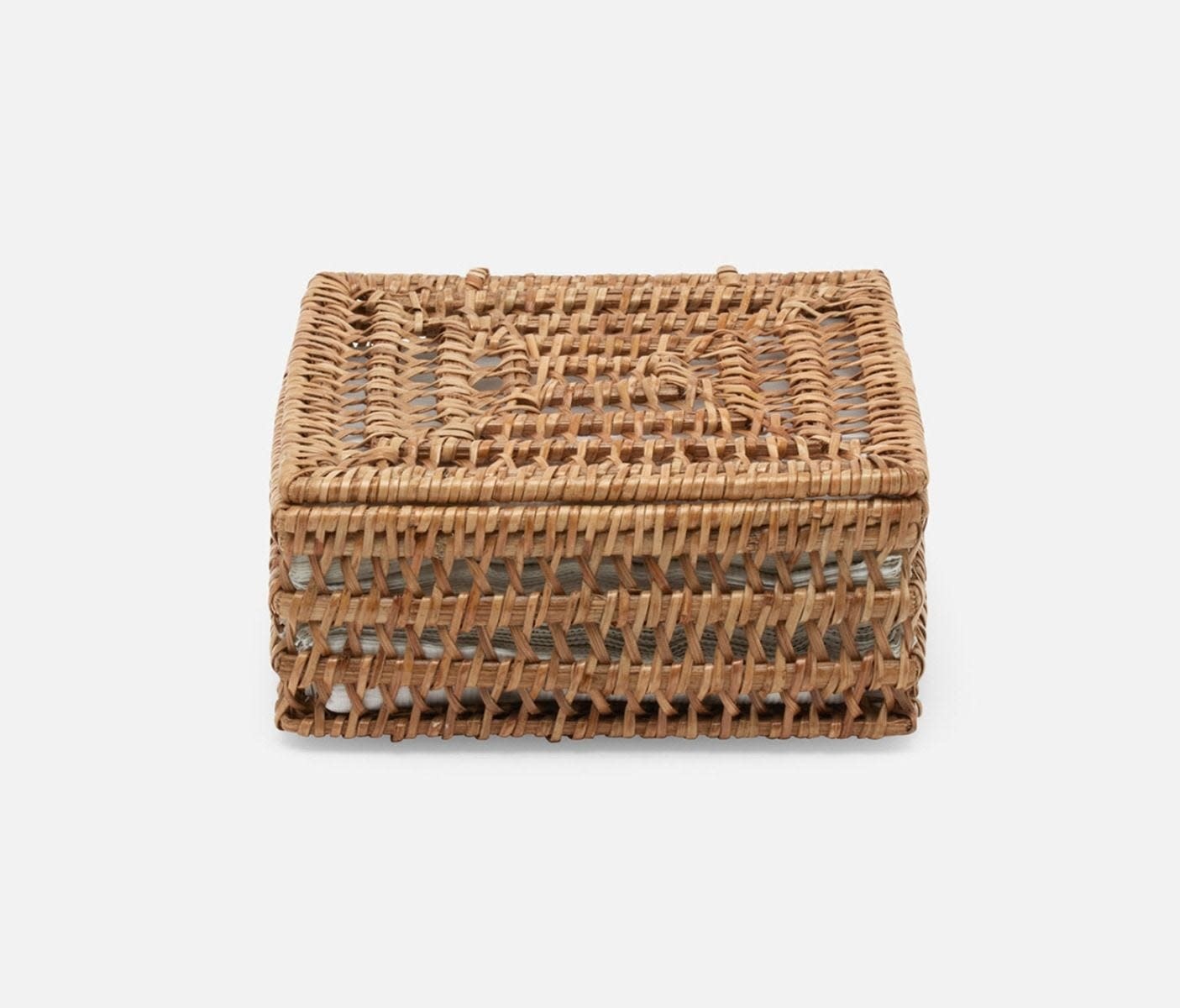 Blue Pheasant Carly Natural Rattan Napkin Holder