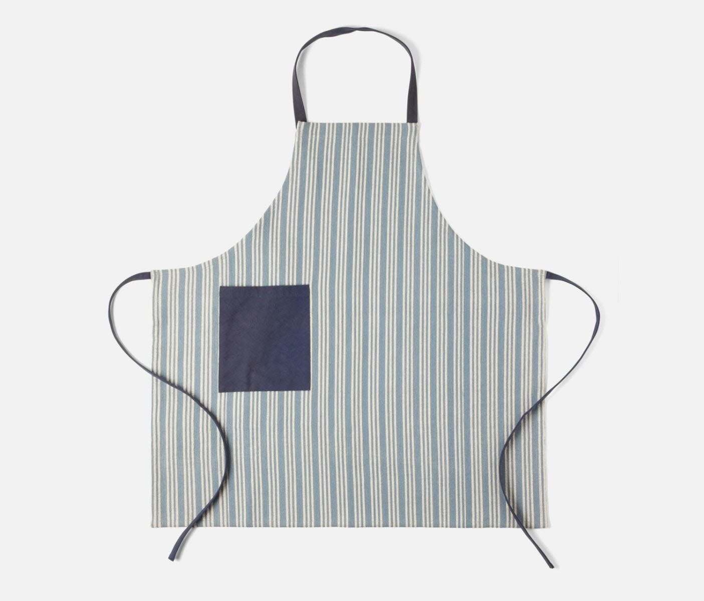Blue Pheasant Bennett Light Blue Striped Adult Apron