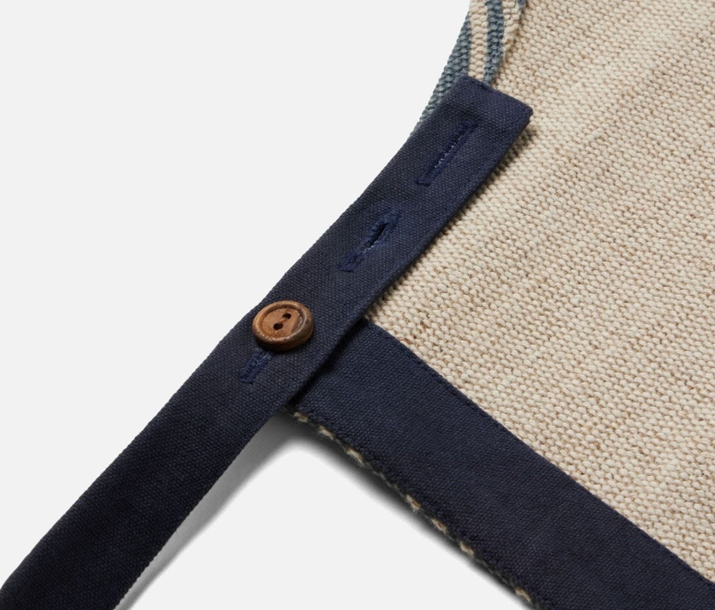 Blue Pheasant Bennett Light Blue Striped Adult Apron