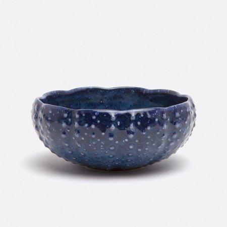 Blue Pheasant Isla Spotted Navy Bowl Set