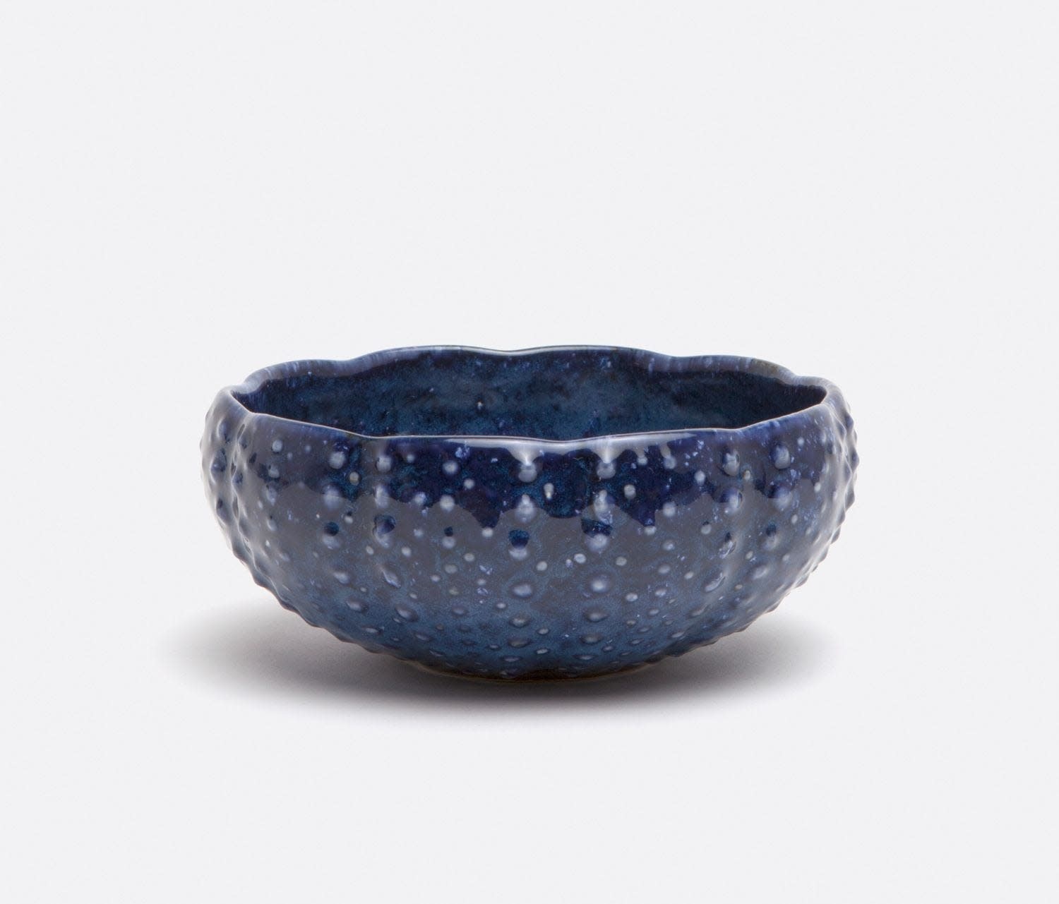 Blue Pheasant Isla Spotted Navy Bowl - Set of 4